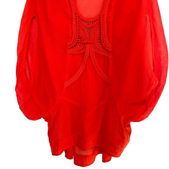 L.A.M.B. Tunic Top Sz S Red - Picture 3 of 10